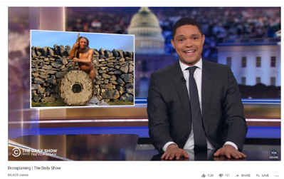 Neanderthals Featured in Comment on Walls, Wheels, and Trump on Daily Show with Trevor Noah