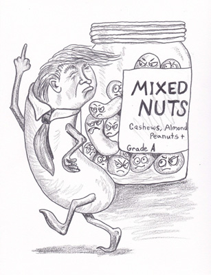 Trump and a Lot of Mixed Nuts