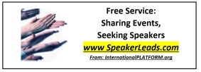 Call For Speakers -- Free Service Shares Events Seeking Speakers