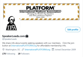 Helping Speakers find Events – www.SpeakerLeads.com Launches for 2021  -- New Service Provides Leads of Events Seeking