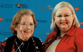 Judy Currier and Mellanie True Hills at the Discovery Channel’s Red Carpet Premiere of A Heartbeat Away From Stroke