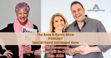 Check out “short and sweet,” super upbeat podcast about 2021 featuring astrologer Anne Nordhaus-Bike on ‘Anna and Raven’ Show.