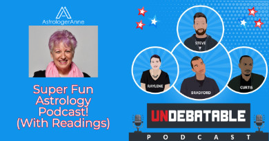 Join Astrologer Anne as she visits the Undebatable Podcast to share some super fun astrology 2021 (and do a few readings).