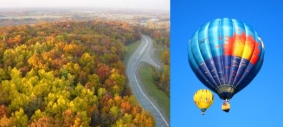 Hot air balloon rides in Michigan are a great way to see Michigan