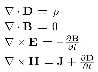 Maxwell’s Equations in Vector Form