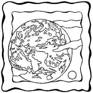 Earth Day Coloring Page