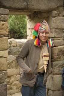 Our Peruvian Shaman guide in Machu Picchu