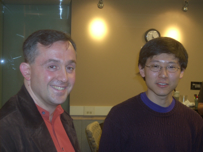 Stephen R. Balzac with MIT Gambit Game Lab Executive Director Phillip Tan