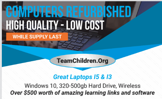 Trading Post for Laptops – Very affordable to buy, IRS approved to Donate.