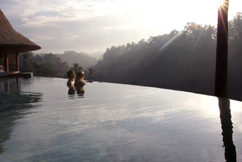 At Viceroy Bali, each of its cool and elegant villas, each with its own swimming pool and enclosed private garden.
