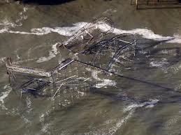 Bridges crumble in the force of Sandy