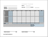 Printable Time Sheet Templates Available at New Web Site
