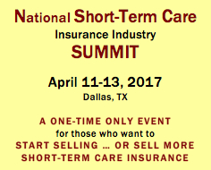 Short term care insurance conference April 2017 Dallas TX