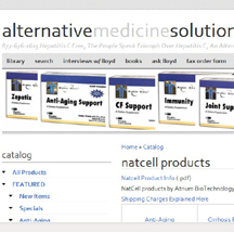 Nat Cell Products Page at Alternative Medicine Solution