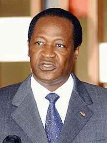 President Blaise Compaore of Burkina Faso