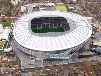 This stadium looks like a toilet bowl