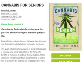 Review of Cannabis for Seniors by Beverly A. Potter in Foreword Review by Katerie Prior