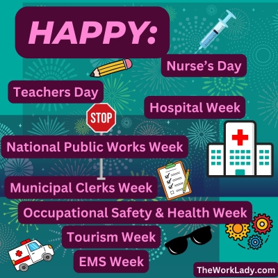 Say a special THANKS in May to people you meet in these professions