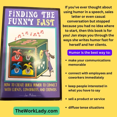 Book on Humor Writing titled "Finding the Funny Fast"
