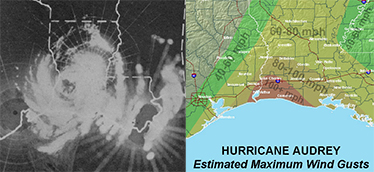 Hurricane Audrey, June 1957, is the Key Event in Linda Cunningham