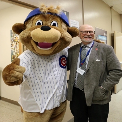 William S. Bike with Chicago Cubs