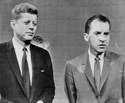 The Kennedy-Nixon debates changed the course of the 1960 Presidential election. (Public domain photo.)