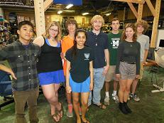 Eric Bai, Afton Woodring, Joey Pacholski, Prachi Taneja, William Lehman, Ryan Fields, Samantha Schwartz and Zach Smeltz