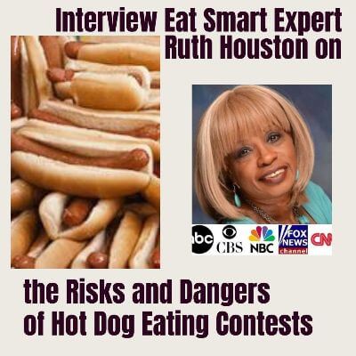The Risks and Dangers of Hot Dog Eating Contests: Interview Eat Smart Expert Ruth Houston