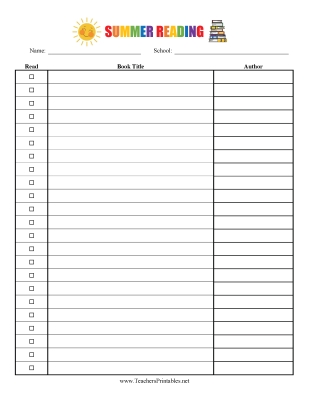 Classroom Printables for the End of the School Year