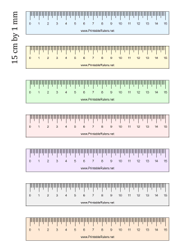 free printable rulers