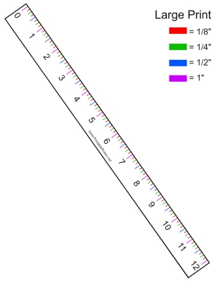 Free Rulers and Other Measuring Tools to Print