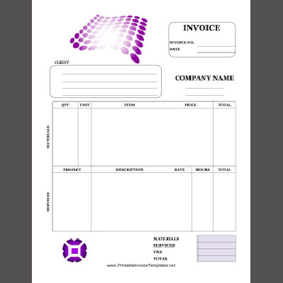 New Free Printable Invoices