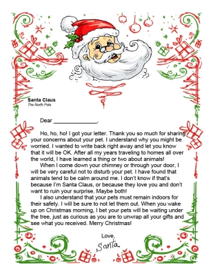 Letters from Santa to Print