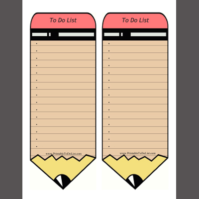 New School To Do Lists