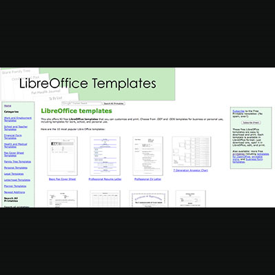 Libre Office Printables