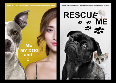 Me, My Dog and I, and Rescue Me Film Posters