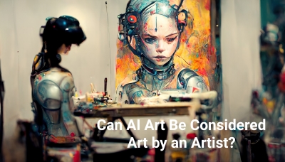 AI Artist Creating AI Art
