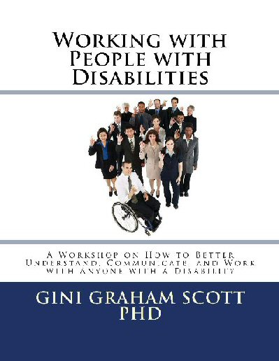 Working With People with Disabilities Book