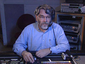 In the studio